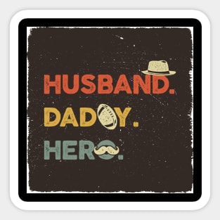 Husband Daddy Hero Sticker